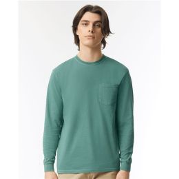 Comfort Colors 4410 Unisex Garment-Dyed Heavyweight Long Sleeve Pocket T-Shirt