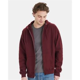 Hanes F280 Unisex Ultimate Cotton® Full-Zip Hooded Sweatshirt