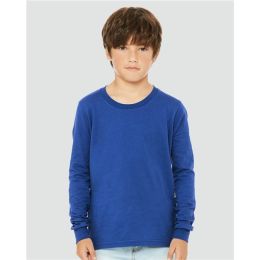 BELLA + CANVAS 3501Y Youth Jersey Long Sleeve Tee