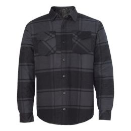 Burnside 8610 Men's Quilted Flannel Shirt Jacket