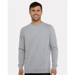 Next Level 9000 Unisex Laguna Raglan Crewneck Sweatshirt
