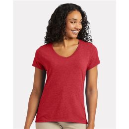 Hanes 42VT Women's Perfect-T Triblend V-Neck T-Shirt