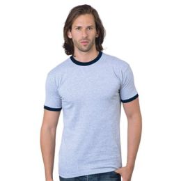 Bayside 1800 Men's USA-Made Ringer T-Shirt