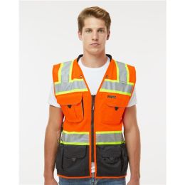 Kishigo S5002-5003 Unisex Premium Black Series® Surveyors Vest