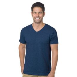Bayside 5025 Unisex USA-Made V-Neck T-Shirt
