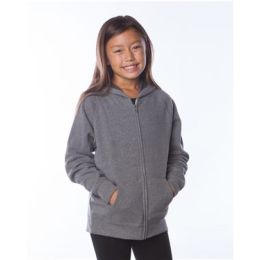 Independent Trading Co. PRM15YSBZ Youth Lightweight Special Blend Raglan Zip Hood