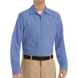 Red Kap SP14T Men's Tall Industrial Long Sleeve Work Shirt