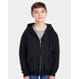 JERZEES 993BR Youth NuBlend® Full-Zip Hooded Sweatshirt