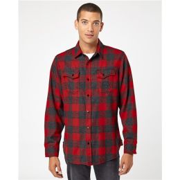 Burnside 8219 Men's Snap Front Plaid Flannel Shirt
