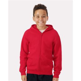 Gildan 18600B Youth Heavy Blend™ Full-Zip Hooded Sweatshirt