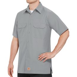 Red Kap SY60T Men's Tall Ripstop Short Sleeve Work Shirt
