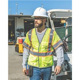 Kishigo 1552B Unisex Premium Brilliant Series® Breakaway Class 3 Vest