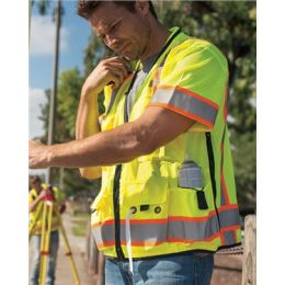 Kishigo S5010-5011 Unisex Professional Surveyors Vest