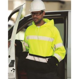 Kishigo JS142-143 Unisex Premium Black Series® Pull Over Hooded Sweatshirt