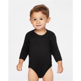 Rabbit Skins 4411 Infant Long Sleeve Baby Rib Bodysuit