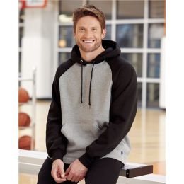Russell Athletic 693HBM Unisex Dri Power® Colorblock Raglan Hooded Sweatshirt