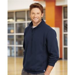 Russell Athletic 1Z4HBM Unisex Dri Power® Quarter-Zip Cadet Collar Sweatshirt