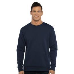 Next Level 9001 Unisex Santa Barbara Pocket Crewneck Sweatshirt