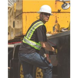 Kishigo B200-204 Unisex EV Series® Enhanced Visibility Contrast Pocket T-Shirt