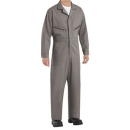 Red Kap CC18EXT Men's Extended Sizes Zip-Front Cotton Coverall