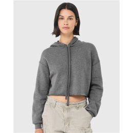BELLA + CANVAS 7502 Women's Crop Fleece Hoodie Sweatshirt