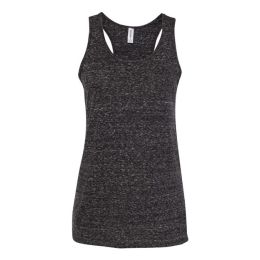 JERZEES 88WTKR Women's Snow Heather Jersey Racerback Tank Top