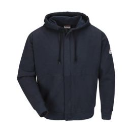 Bulwark SEH4 Men's Zip-Front Hooded Sweatshirt