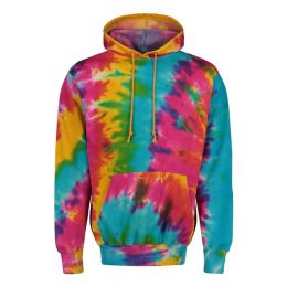 MV Sport 1290 Unisex Classic Fleece Tie-Dye Hooded Sweatshirt