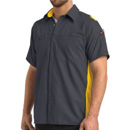 Red Kap SY42 Men's Performance Plus Short Sleeve Shirt with Oilblok Technology