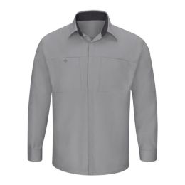 Red Kap SY32 Men's Performance Plus Long Sleeve Shirt with OilBlok Technology