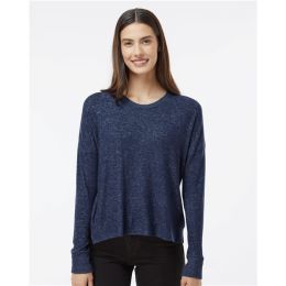 Boxercraft L06 Women's Cuddle Fleece Boxy Crewneck Pullover