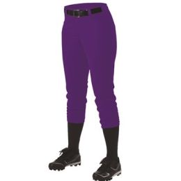 Alleson Athletic 605PBWY Girls' Belt Loop Fast-Pitch Pants
