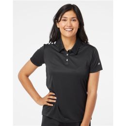 Adidas A325 Women's 3-Stripes Shoulder Polo