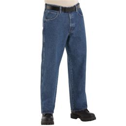 Bulwark PEJ6 Men's Stone Washed Loose Fit Denim Jean