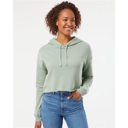 Independent Trading Co. AFX64CRP Women’s Lightweight Crop Hooded Sweatshirt