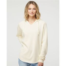 Independent Trading Co. PRM2500 Women’s Lightweight California Wave Wash Hooded Sweatshirt