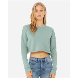 BELLA + CANVAS 7503 Women's Crop Fleece Crewneck Sweatshirt