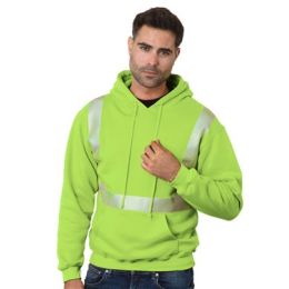 Bayside 3739 Unisex USA-Made High Visibility Hooded Sweatshirt