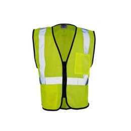 Kishigo 1537-1538 Unisex Double-Pocket Zippered Economy Class 2  Vest