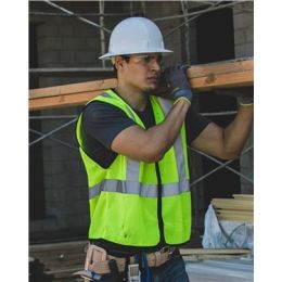 Kishigo 1547-1548 Unisex Zippered Mesh Economy Class 2 Vest