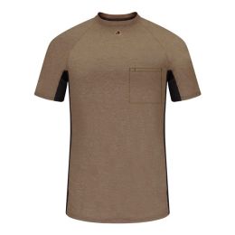 Bulwark MPS4 Men's FR Two-Tone Base Layer with Concealed Chest Pocket- EXCEL FR