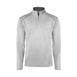 Badger 4438 Men's Money Mesh Quarter-Zip Pullover