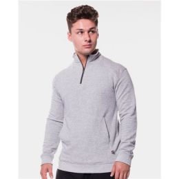 Badger 1060 Men's FitFlex French Terry Quarter-Zip Pullover