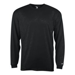 Badger 2145 Youth Line Embossed Long Sleeve T-Shirt