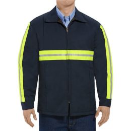 Red Kap JT50ENT Men's Tall Enhanced Visibility Perma-Lined Panel Jacket