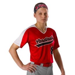 Alleson Athletic 558VW Women's V-Neck Fastpitch Jersey