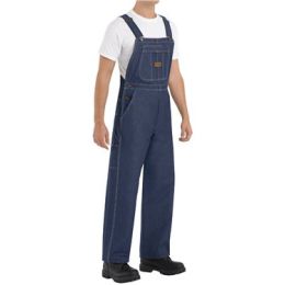 Red Kap BD10EXT Men's Extended Sizes Denim Bib Overall