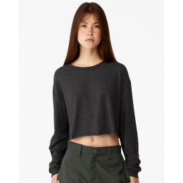 BELLA + CANVAS 6501 Women's FWD Fashion Crop Long Sleeve Tee
