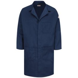 Bulwark KLL6 Men's Concealed Snap Front Lab Coat - EXCEL FR® ComforTouch® - 6 oz.