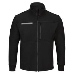 Bulwark SEZ2T Men's Tall Zip Front Fleece Jacket-Cotton /Spandex Blend